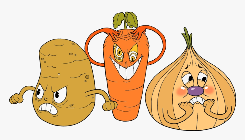 Vegetables Clipart Root Crop - Cuphead The Root Pack, HD Png Download