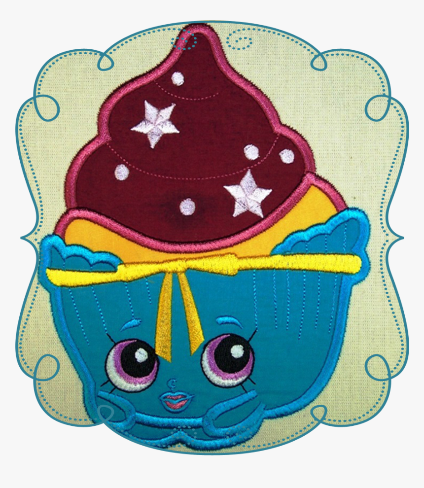 Cuppy Cakes - Cartoon Hand Embroidery Designs, HD Png Download