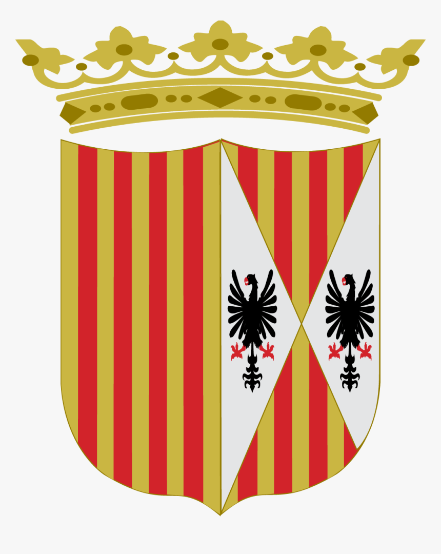 Escudo Corona De Aragon Y Sicilia - Catherine Of Aragon Crest, HD Png Download