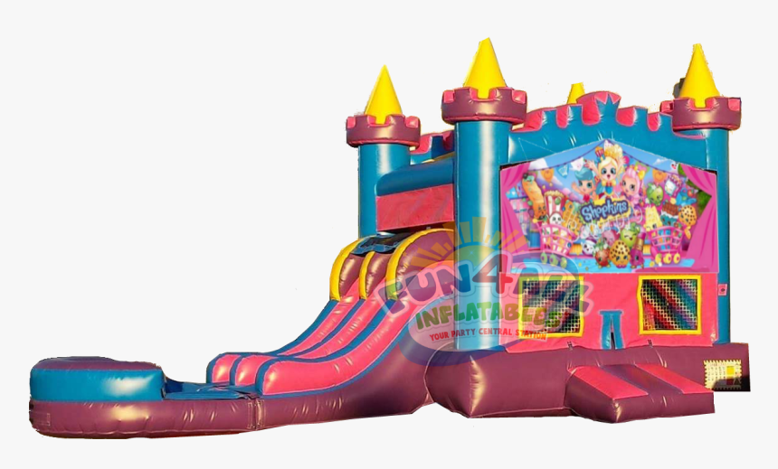 Shopkins Queens Water Slide Rental - Water Slide, HD Png Download