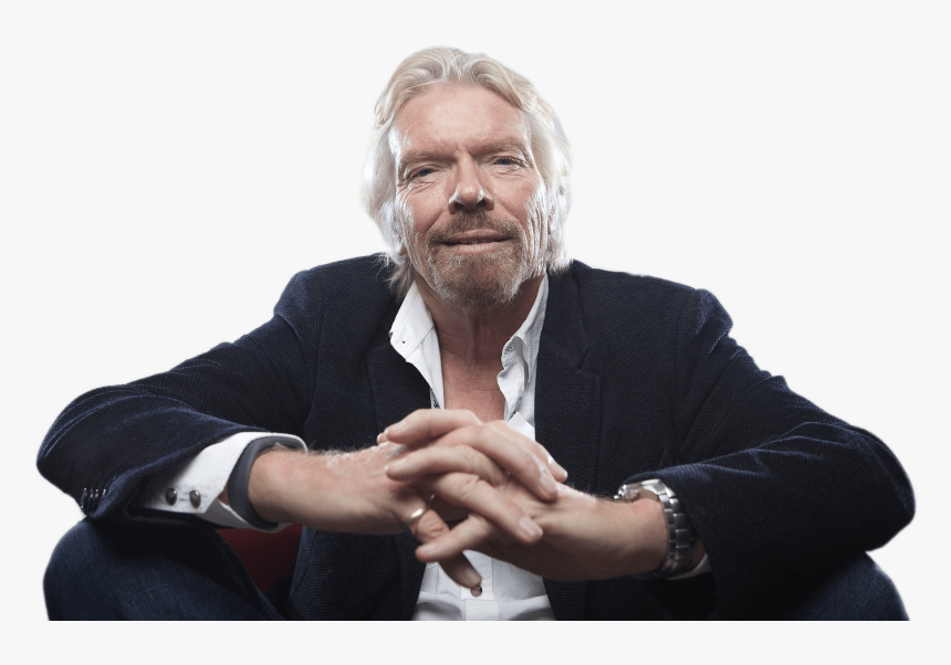 Richard Branson Sitting Clip Arts - Richard Branson, HD Png Download