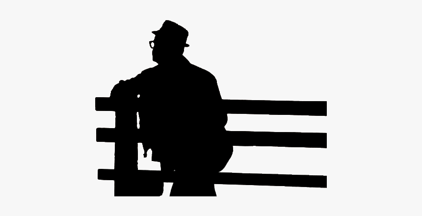 One Sentence Is Ten Thousand Sentences Fushu Silhouette - Silueta De Hombre Sentado Png, Transparent Png