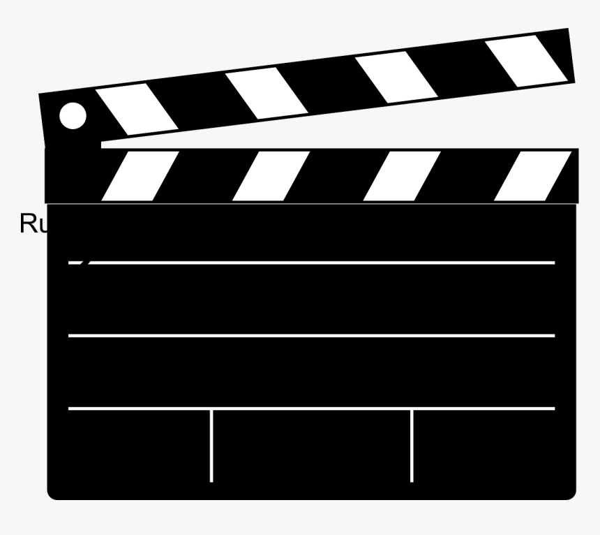 Clapperboard Clipart, HD Png Download