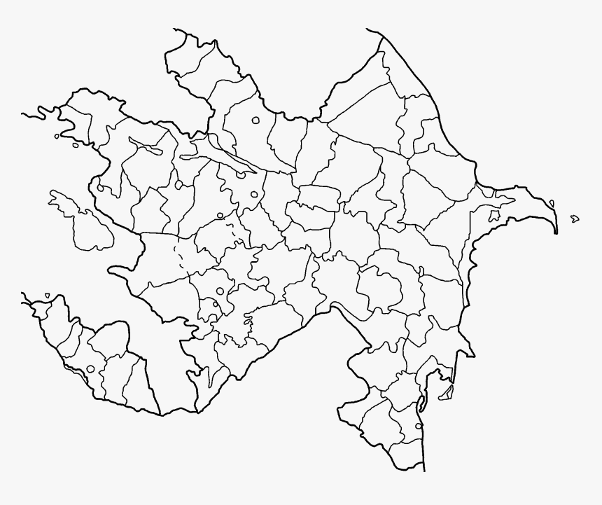 Azerbaijan Districts Blank - Madrid Principles, HD Png Download