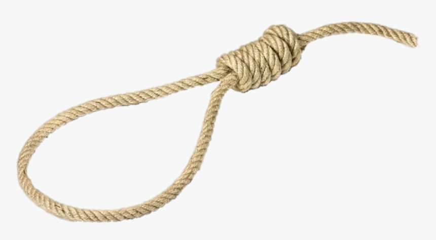 Noose Lying Flat - Running Noose Hanging, HD Png Download