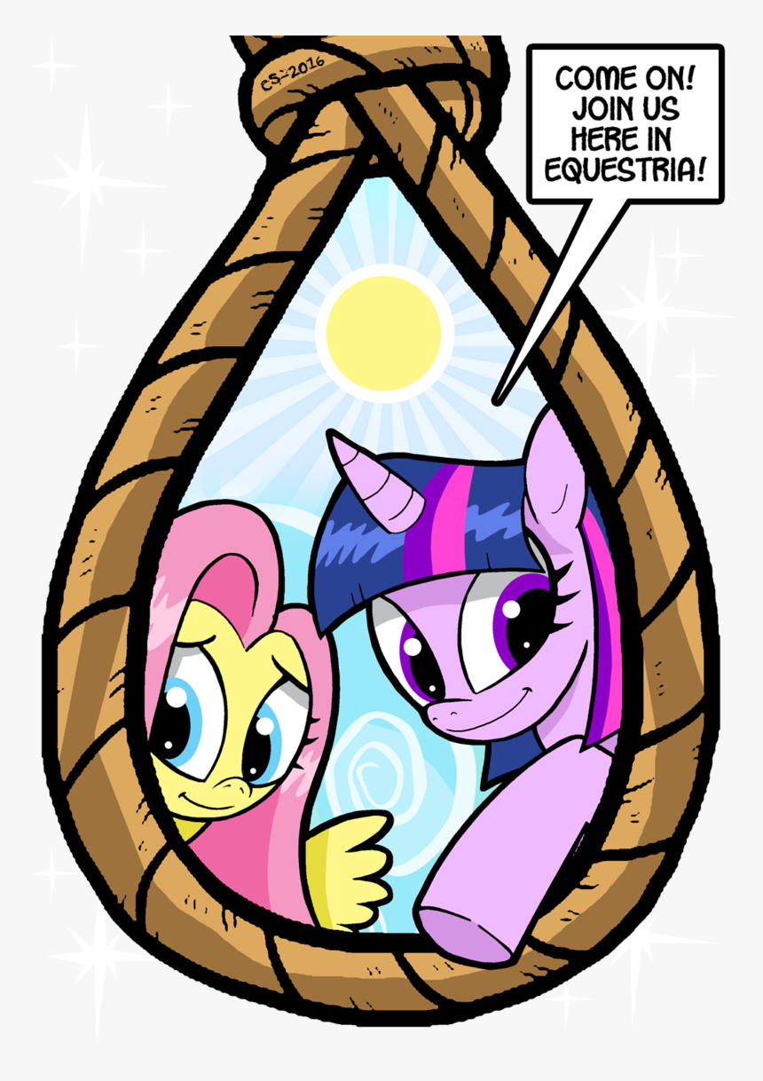 Trap Clipart Noose - Come Join Us In Equestria, HD Png Download