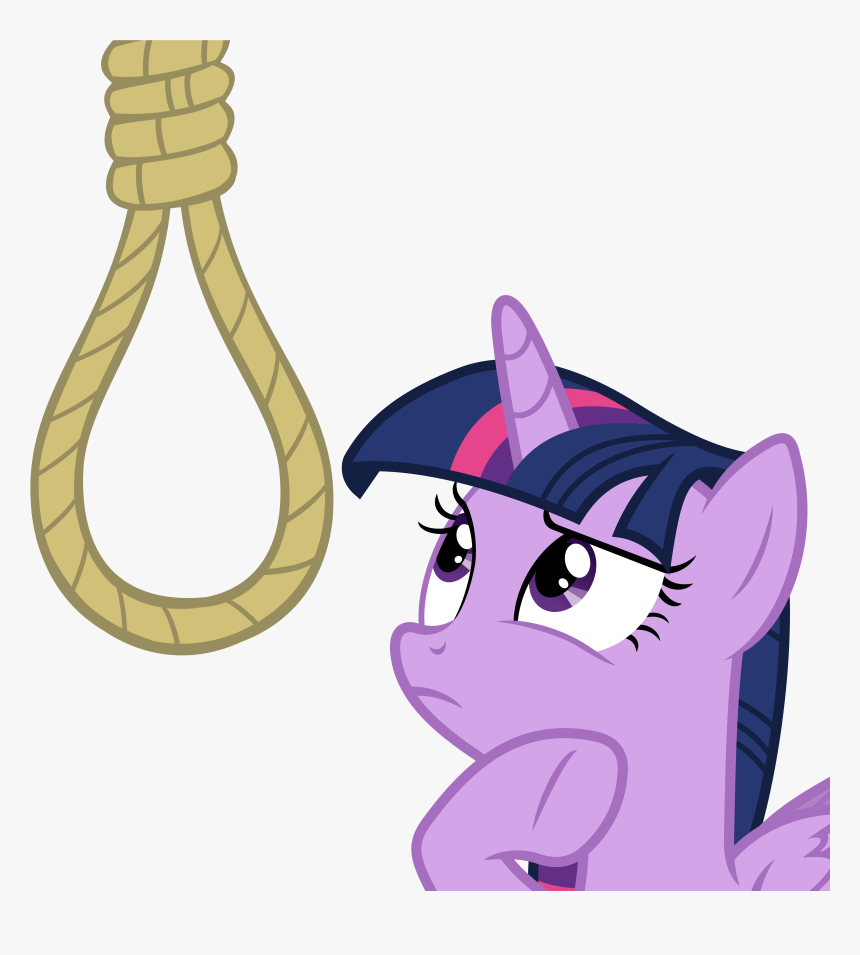 Twilight Sparkle Thinking Vector, HD Png Download