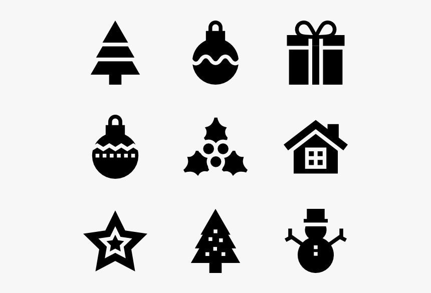 Christmas Ornaments - Simple Flower Vector, HD Png Download