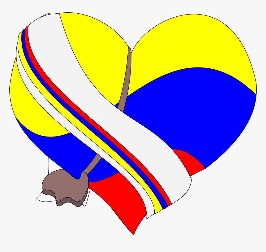 Corazon De Colombia - Clipart Colombia, HD Png Download