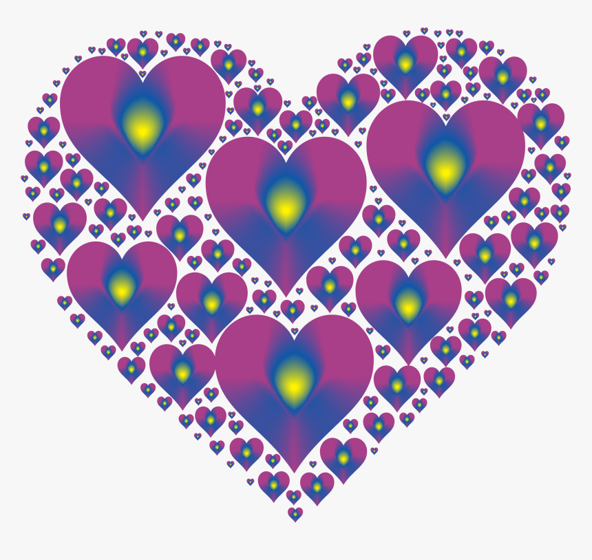 Un Corazon De Corazones - Love Hearts, HD Png Download