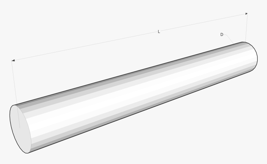 Wear Bars And Strips Round Bar - Clipsal Led Batten, HD Png Download