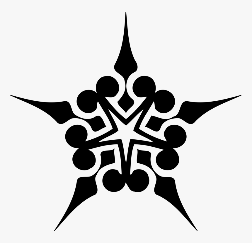 Flower,leaf,symmetry - Magic Symbols Line Art, HD Png Download