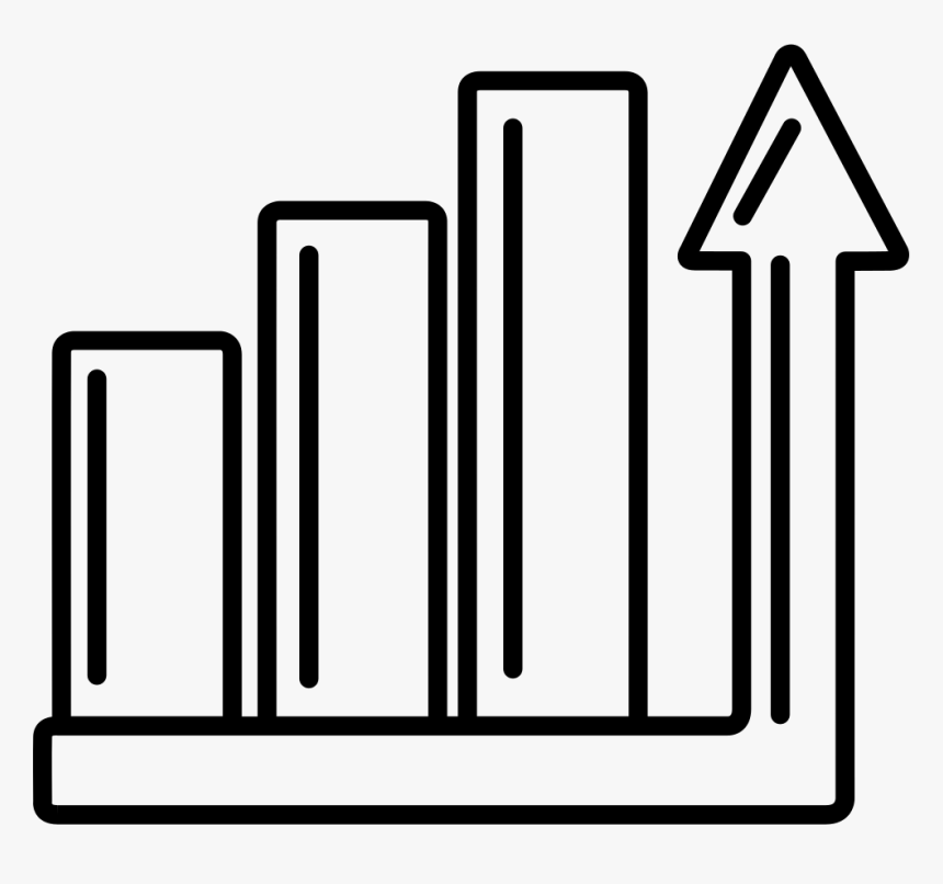 Business Bars Graphic Outline, HD Png Download