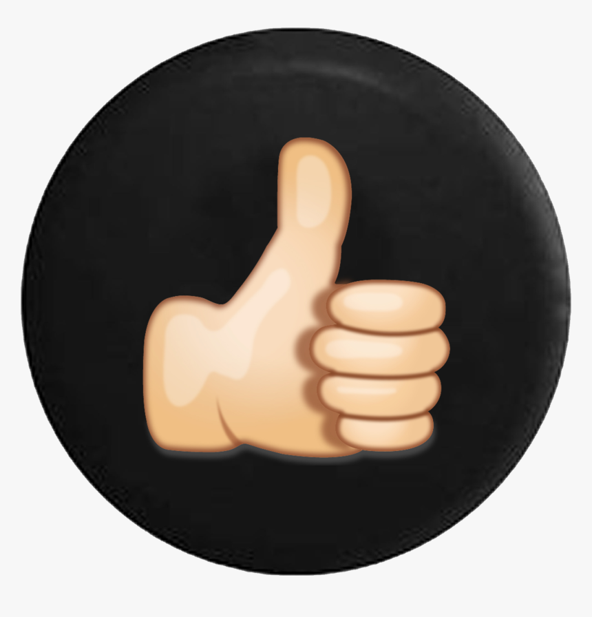 Thumbs Up Emoji Like Rv Camper Spare Tire Cover Black - Louis Xvi (1754–1793), King Of France, HD Png Download