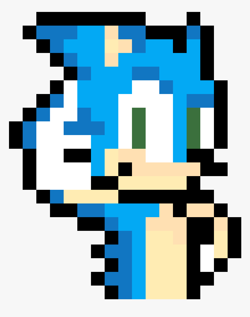 Pixel Art Do Sonic, HD Png Download
