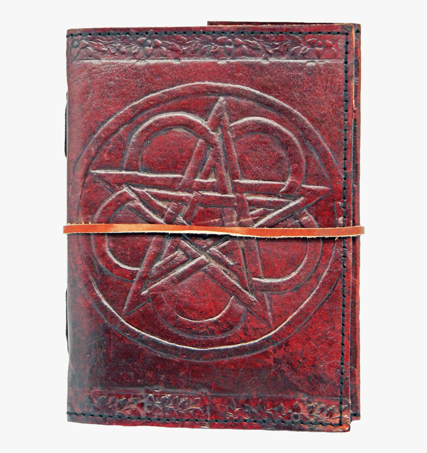 Pentagram Leather Journal - Wood, HD Png Download