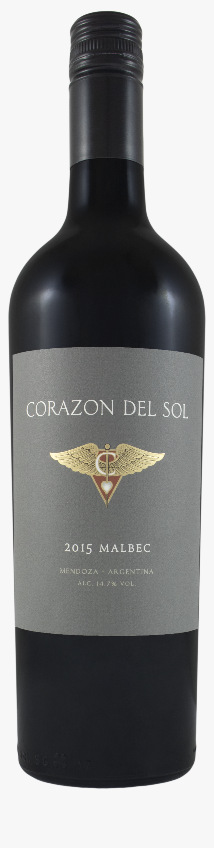 Corazon Del Sol Malbec 2015, HD Png Download