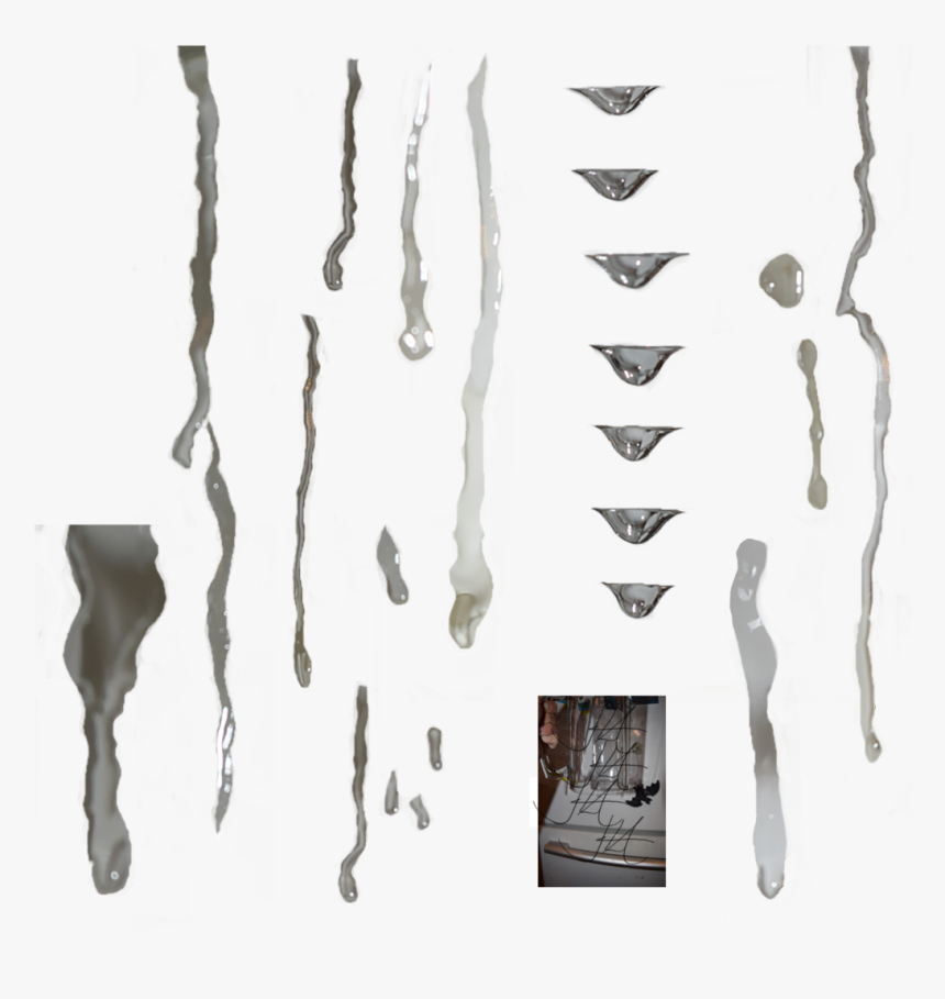 Drawn Tears Water Dripping - Transparent Tears Png, Png Download
