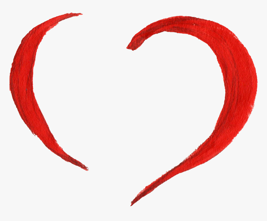 Heart Paint Png, Transparent Png