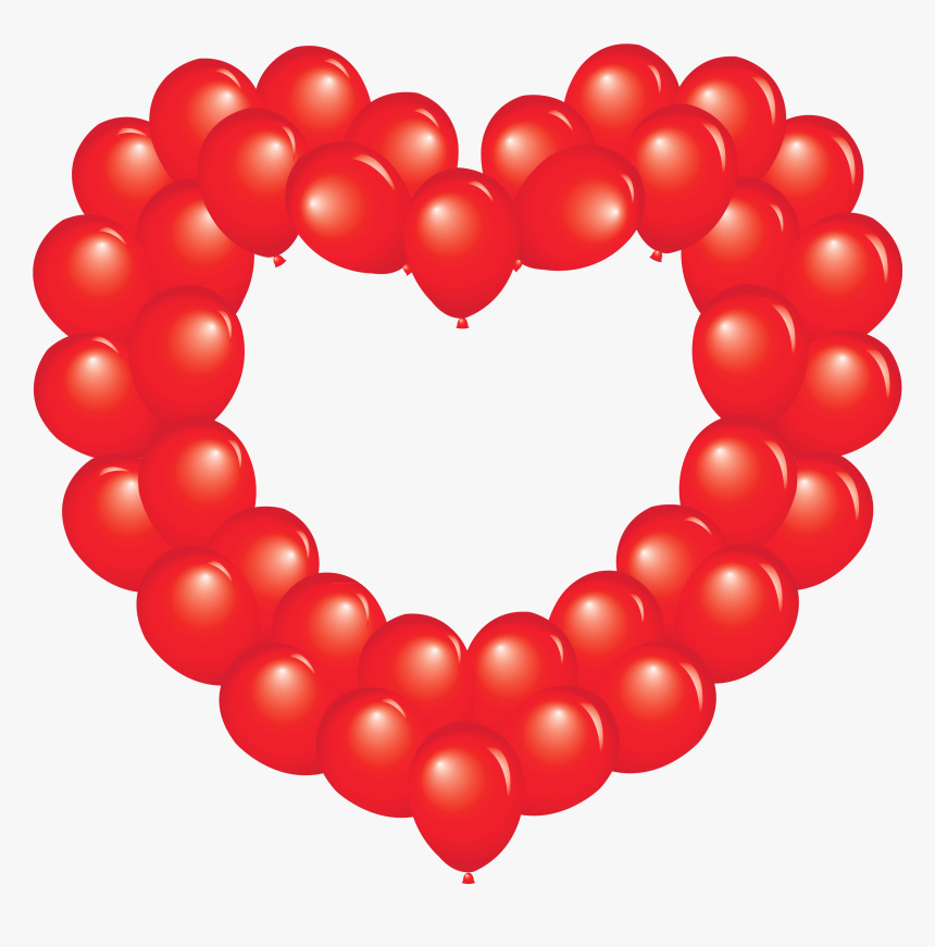 Transparent Red Heart Png - Heart Balloon Images Clipart, Png Download