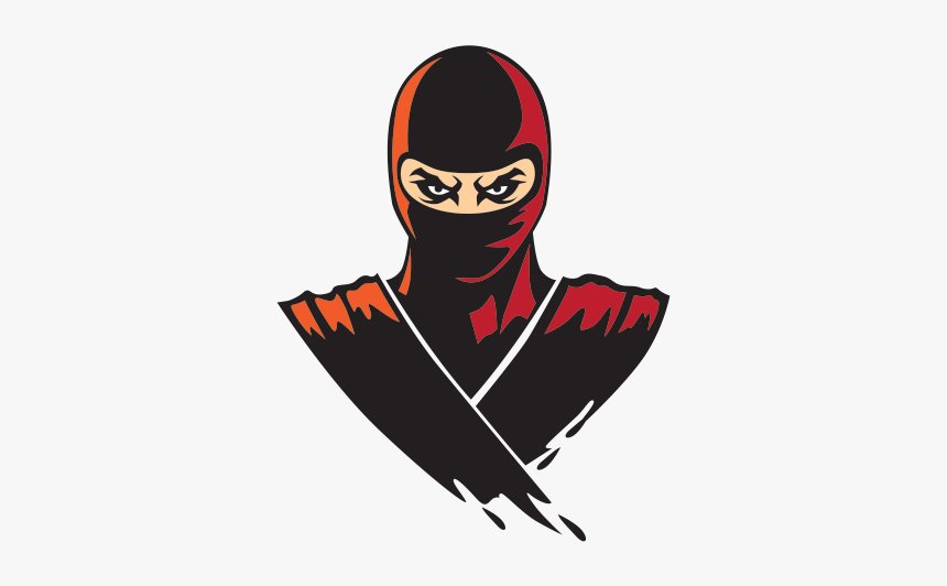 Ninja Png Download - Ninja Mascot Logo Png, Transparent Png