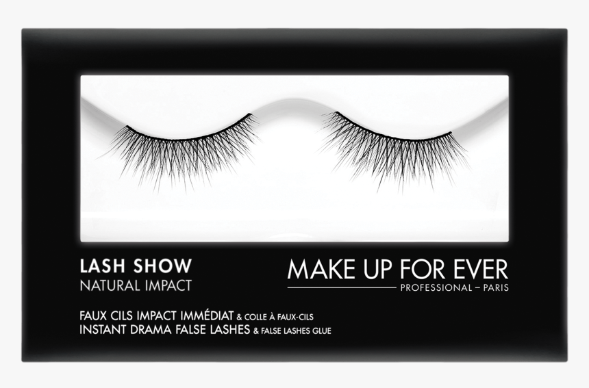 Natural Impact/volume Instant Drama False Lashes & - Makeup Forever Lashes 101, HD Png Download