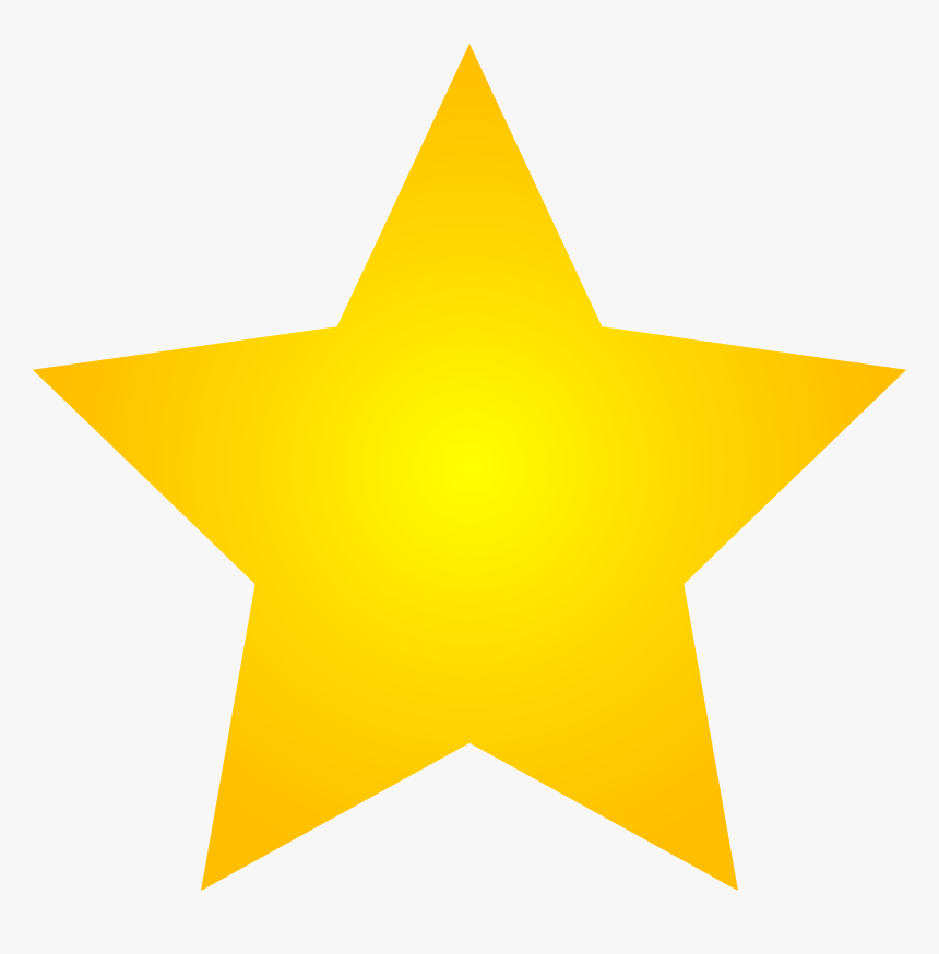 Gold Star Clipart, HD Png Download