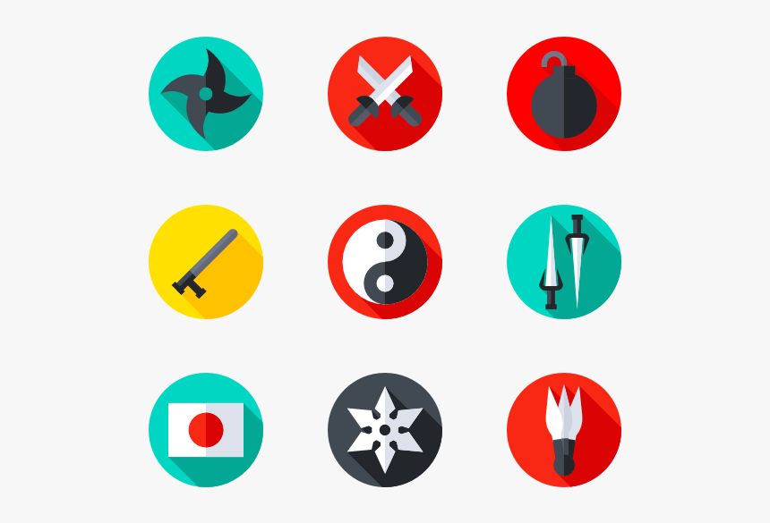 Ninja - Circle, HD Png Download