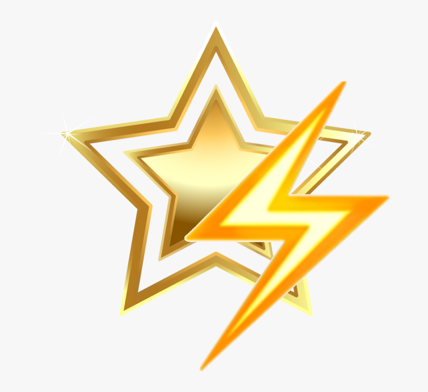 Mq Gold Golden Stars Star Heart Hearts - Black Star Transparent Background, HD Png Download