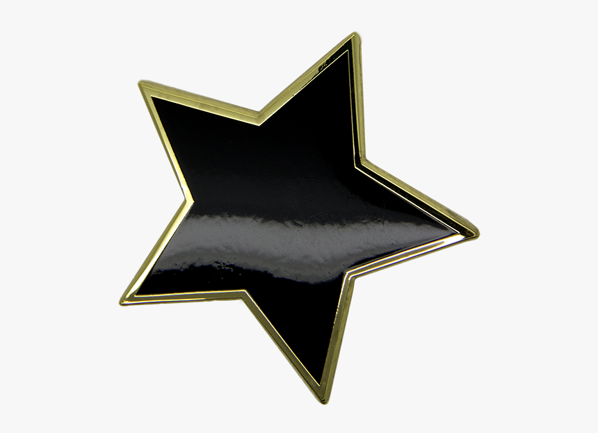 Black And Gold Star Png, Transparent Png