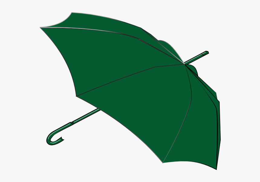 Green Umbrella Svg Clip Arts - Green Umbrella Png, Transparent Png