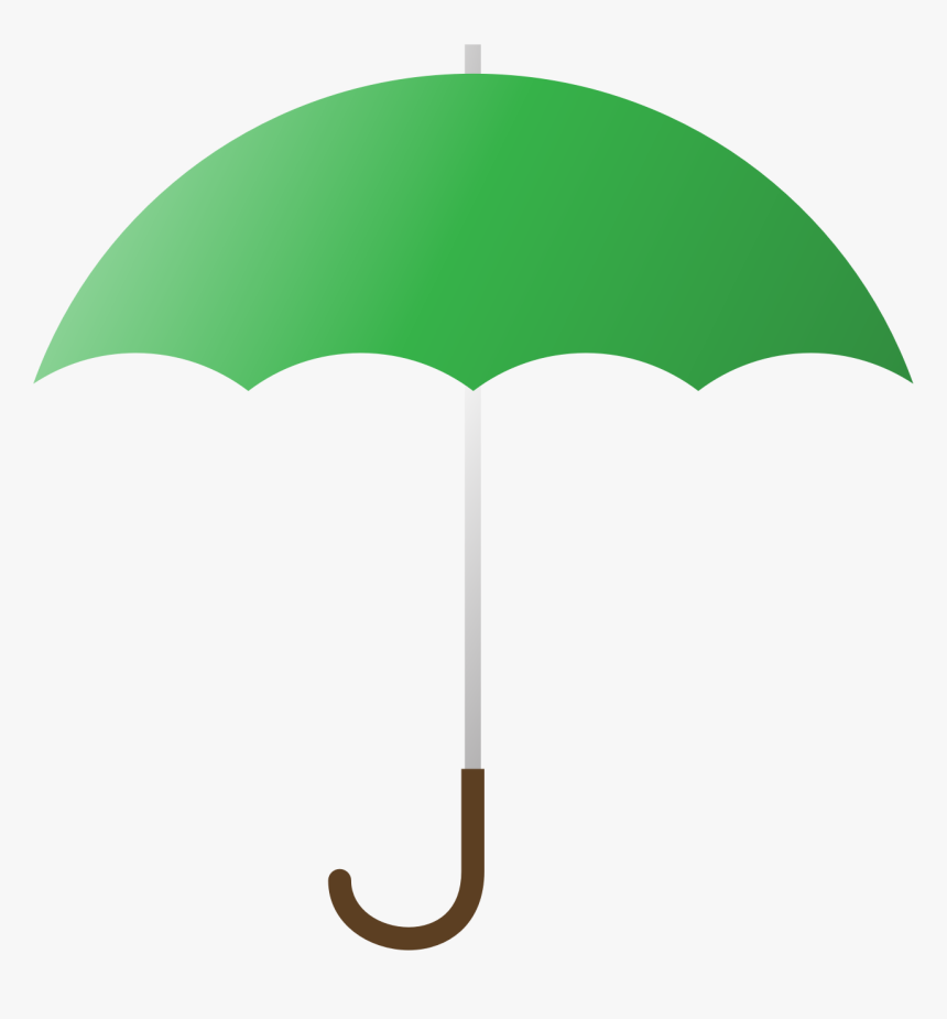 Green Umbrella Clip Arts - Green Umbrella Clipart, HD Png Download