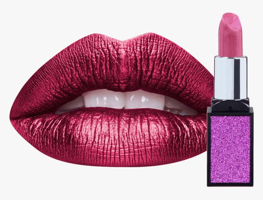 Tattoo Junkee Lovey Dovey Metallic Lip Swatch Main - Bullet Lipstick Png Transparent, Png Download