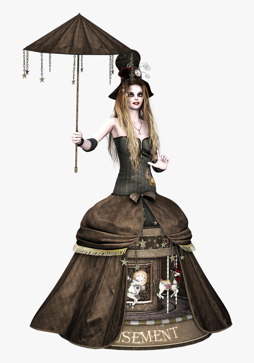 Steampunk Umbrella, HD Png Download