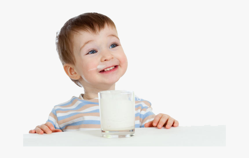 Baby Drinking Milk Png Image - Intolerancia A La Lactosa Niños, Transparent Png