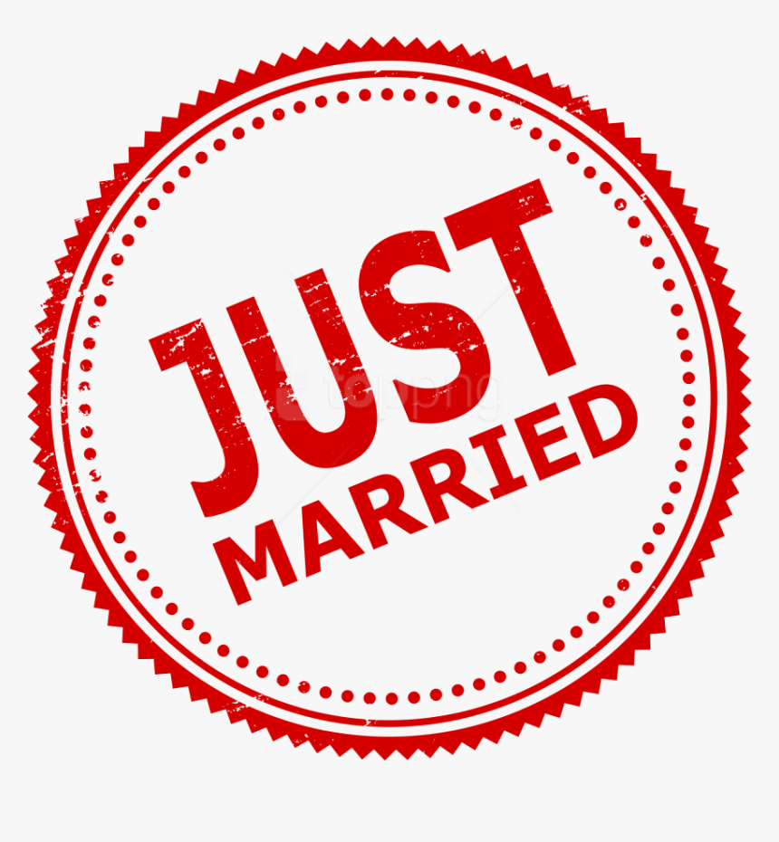 Free Png Just Married Stamp Png Images Transparent - Just Married Stamp Png, Png Download