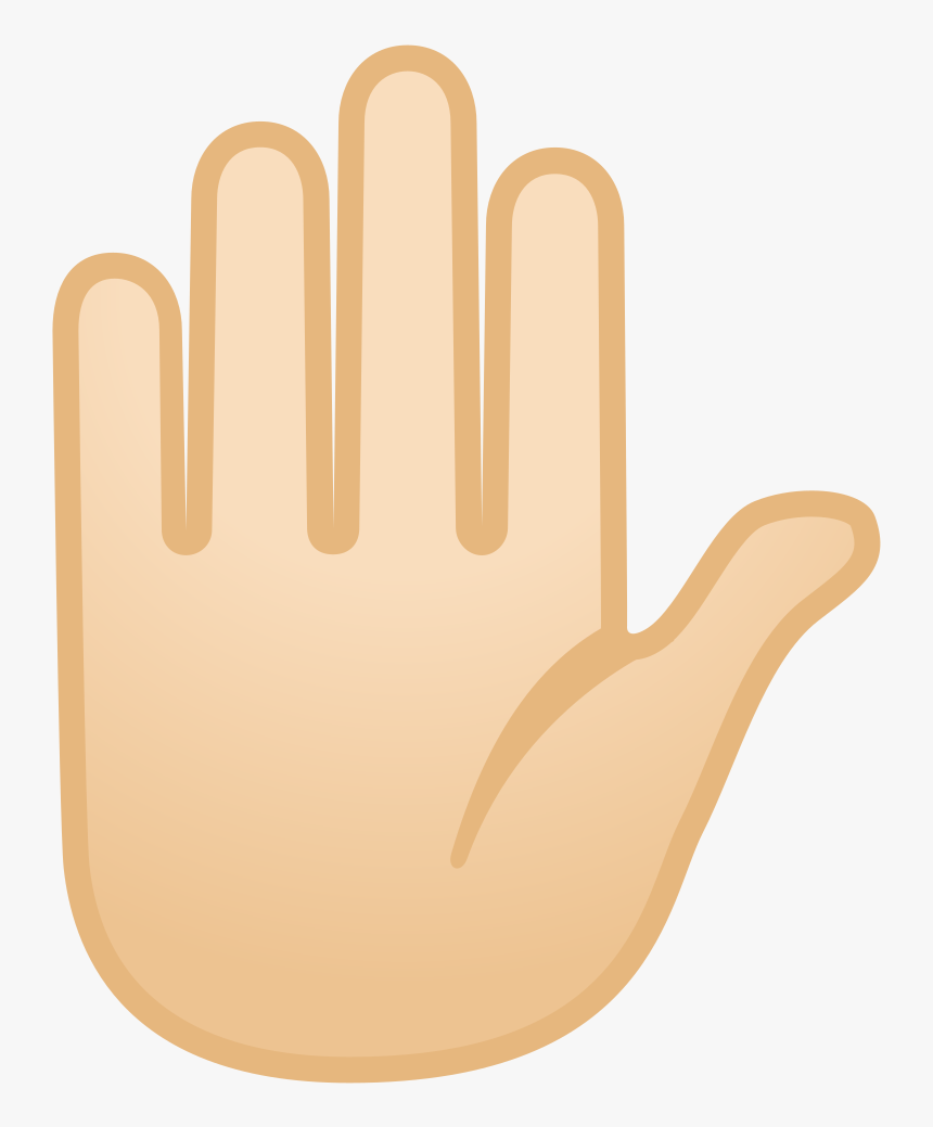 Raised Hands Png - Emoji Mao Cor De Pele, Transparent Png