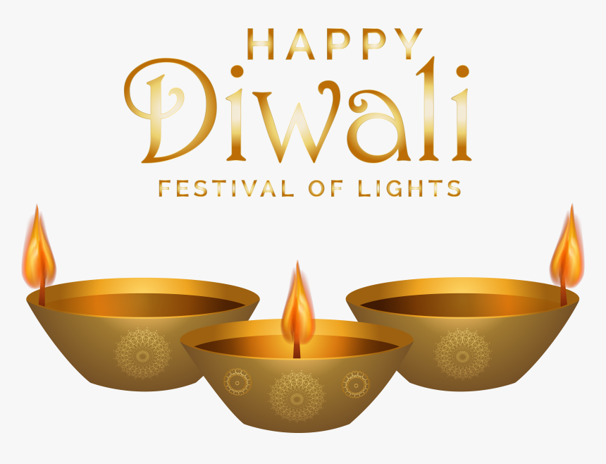 Happy Diwali Png Clip Art Image - Happy Diwali Diya Png, Transparent Png