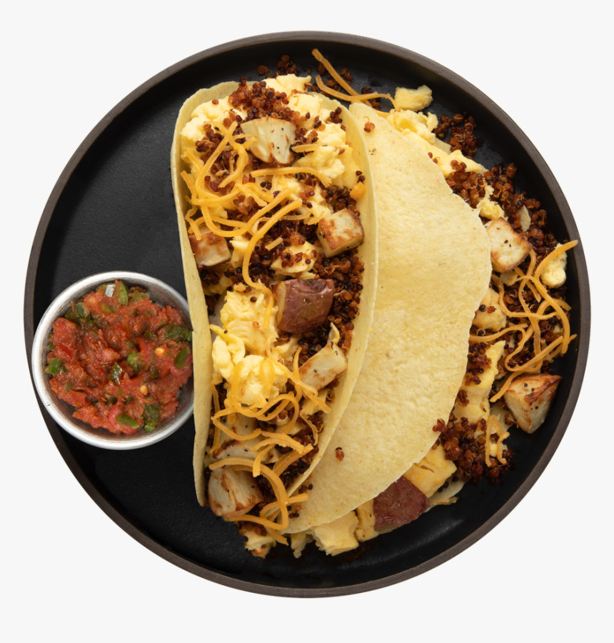 Quinoa Chorizo Breakfast Tacos - Corn Tortilla, HD Png Download