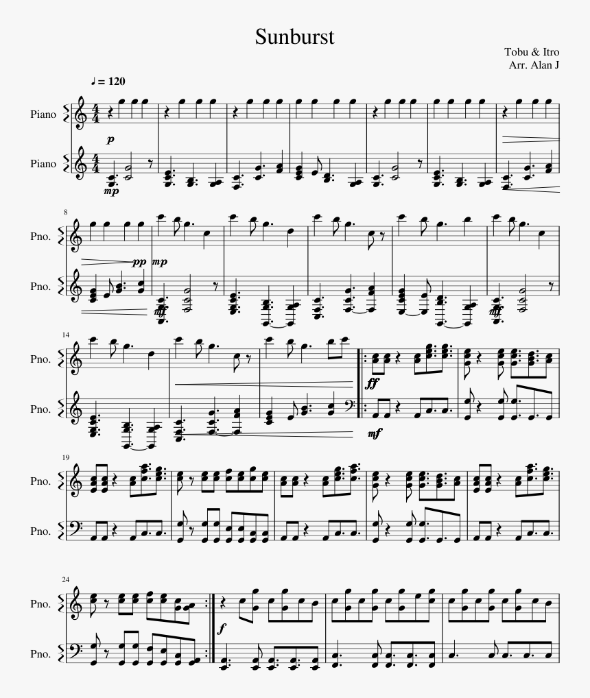 Finding Paradise Time Is A Place Piano Sheet, HD Png Download