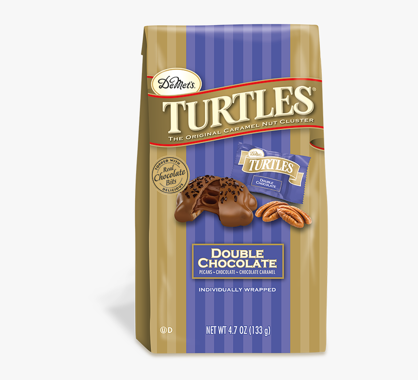 Turtles Double Chocolate - Demets Pecan Turtles, HD Png Download