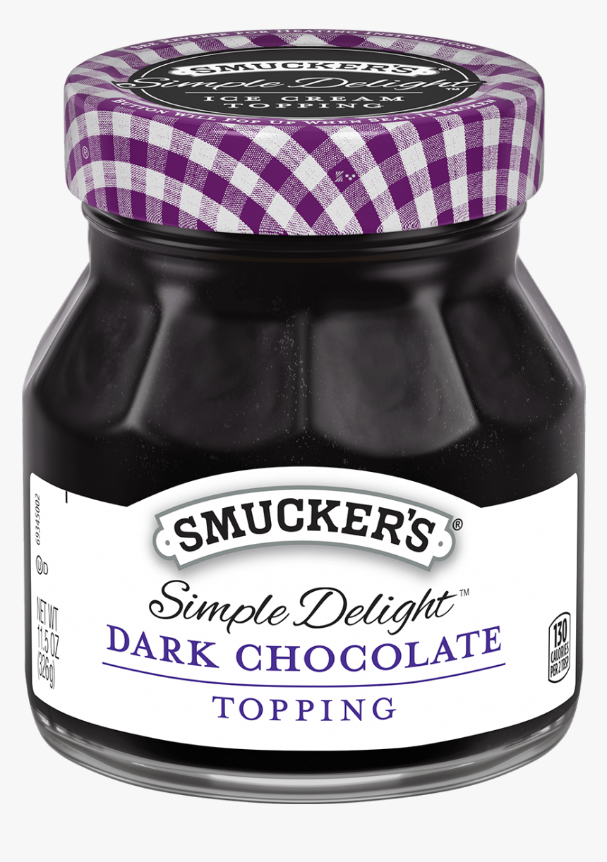 Simple Delight® Dark Chocolate Topping - Smuckers, HD Png Download