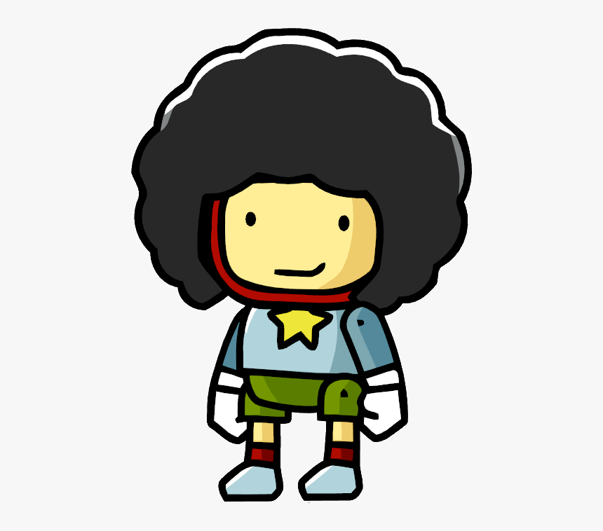Afro Hair Transparent - Maxwell Scribblenauts Png, Png Download