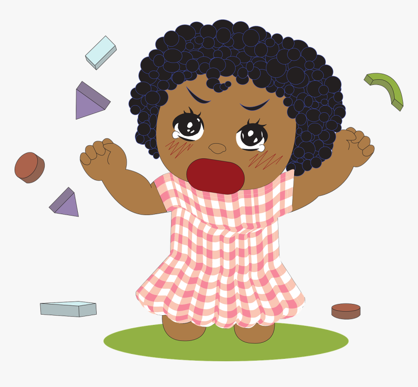 Girl Tantrum Clipart, HD Png Download