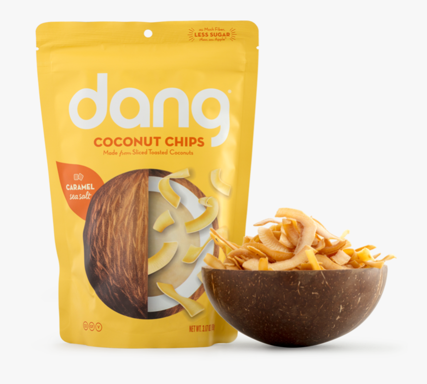 Dang Caramel Sea Salt Coconut Chips, HD Png Download