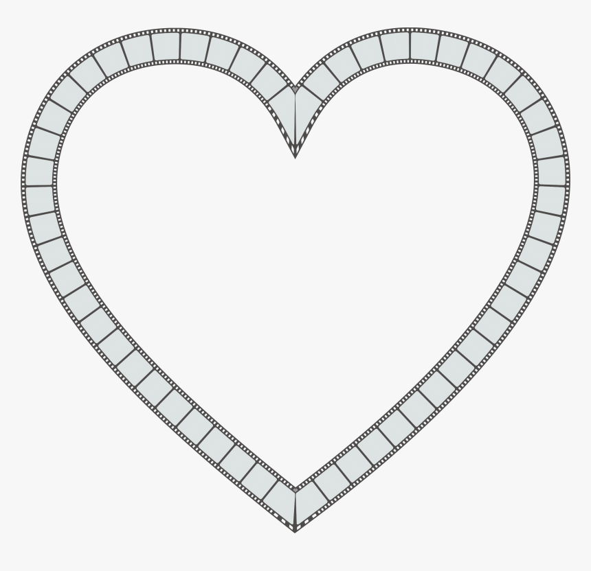 Clipart Film Strip Heart - Ventilador Blanco Y Negro, HD Png Download