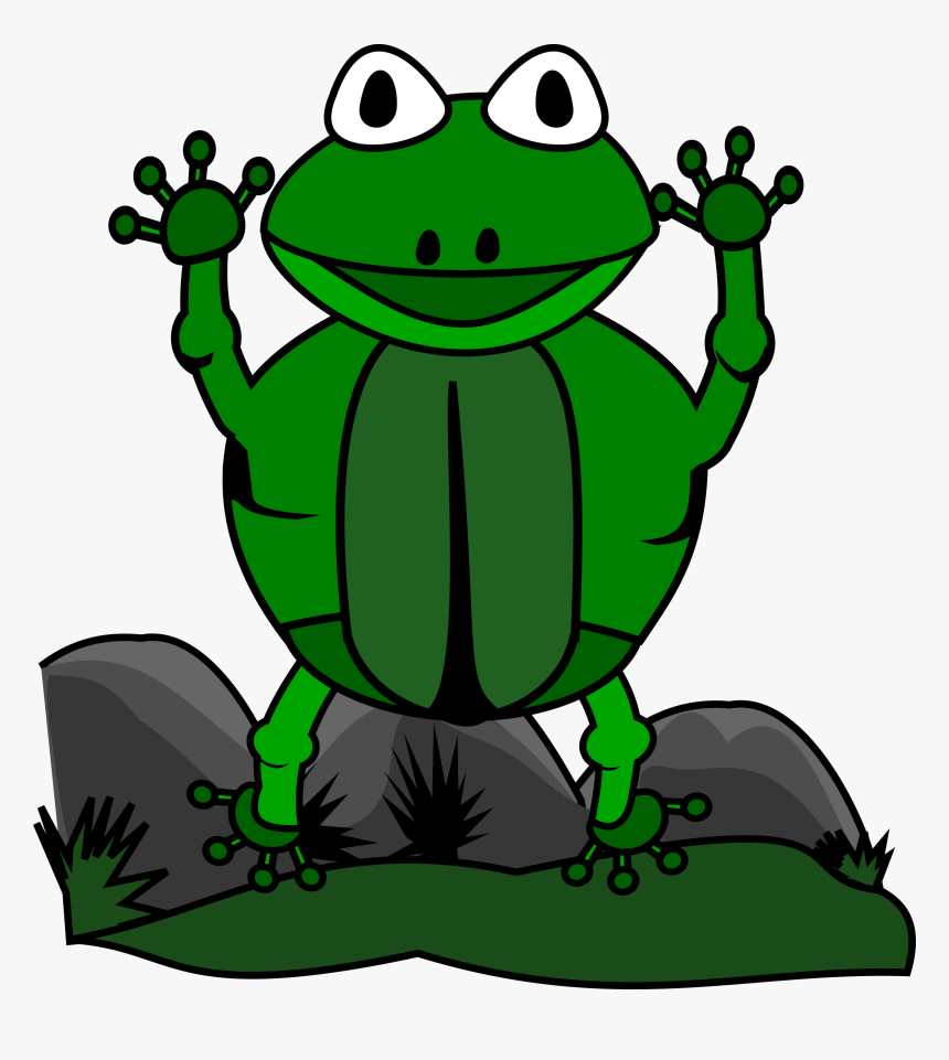 Jumping Frog Clip Arts - Hewan Clip Art, HD Png Download
