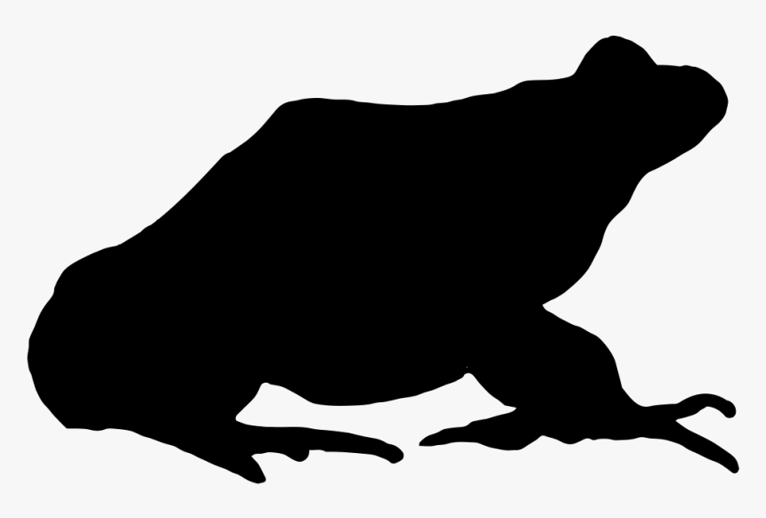 Frog Shape - Frog Silhouette Png, Transparent Png