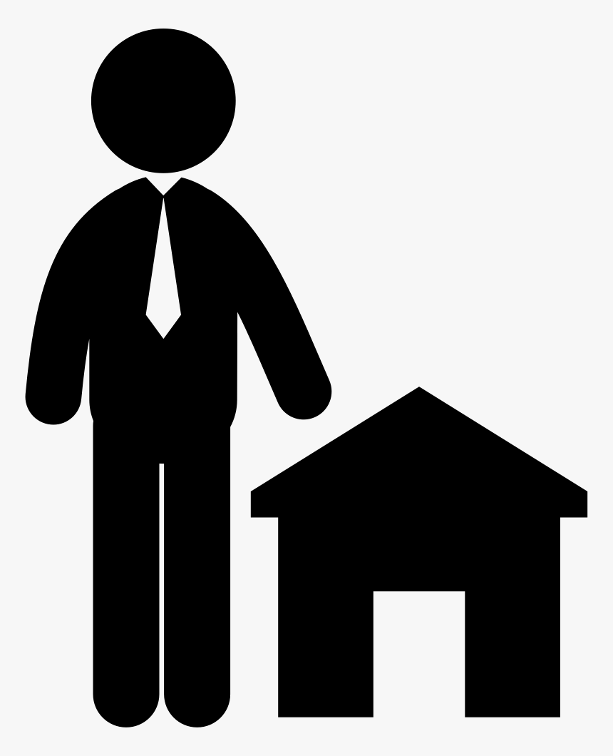 Transparent Legislative Branch Clipart - Man And House Icon, HD Png Download