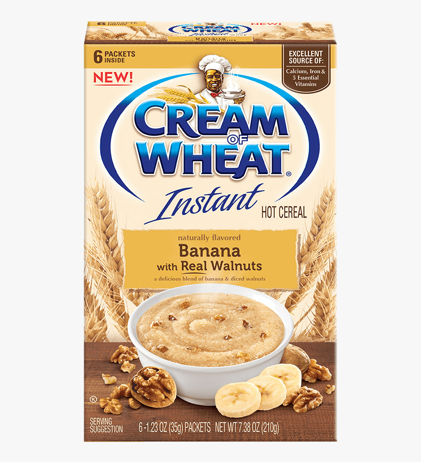 Image Of Banana Walnut - Cream Of Wheat Cereal, HD Png ...